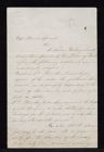Letter from Margaret B. Demill to Captain Thomas Sparrow